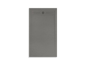 Douchevloer Grijs 160x90cm Composietsteen Douchebak 3cm Veroni Elite Stootvast Krasvrij
