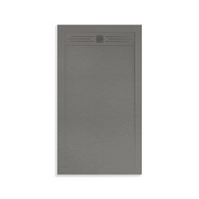 Douchevloer Grijs 120x90cm Composietsteen Douchebak 3cm Veroni Elite Stootvast Krasvrij