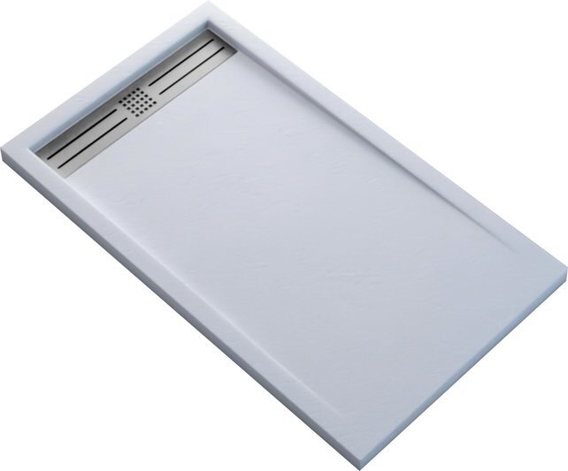 Douchevloer Wit 140x90cm Composietsteen Douchebak 3cm Veroni Elite Stootvast Krasvrij Douchevloer Wit 140x90cm Composietsteen Douchebak 3cm Veroni Elite Stootvast Krasvrij