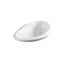 Waskom Metz Ovaal Mat Wit - 60x36x15cm