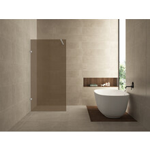 Douchewand Less 100 cm vintage brons glas 8mm glasplaat met nano-coating - 20.3928