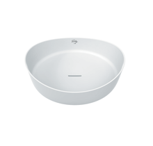 Waskom RUBY Rond RB140 Mat Wit 40x40x10cm⎢Creavit Opbouw wasbak