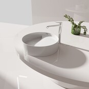 Waskom RUBY Rond RB141 Mat Wit 40x40x11cm⎢Creavit Opbouw wasbak