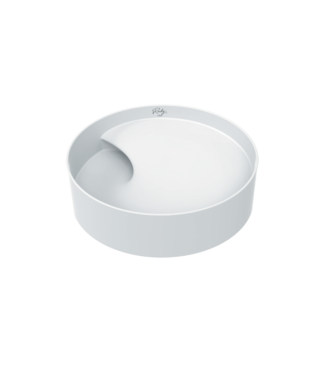 CREAVIT Waskom RUBY Rond RB141 Mat Wit 40x40x11cm⎢Creavit Opbouw wasbak