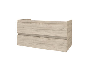 Wastafelonderkast 100cm Sally Licht Hout - Softclose lades - Excl. wastafel