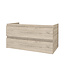 Wastafelonderkast 100cm Sally Licht Hout - Softclose lades - Excl. wastafel