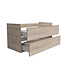 Wastafelonderkast 100cm Sally Licht Hout - Softclose lades - Excl. wastafel