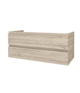 CREAVIT Wastafelonderkast 120cm Sally Licht Hout - Softclose lades - Excl. wastafel