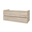 CREAVIT Wastafelonderkast 120cm Sally Licht Hout - Softclose lades - Excl. wastafel