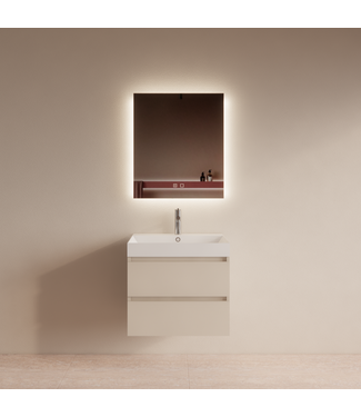 GLISS DESIGN Wastafelmeubel Gliss Milan Jasmijn 60cm met wastafel