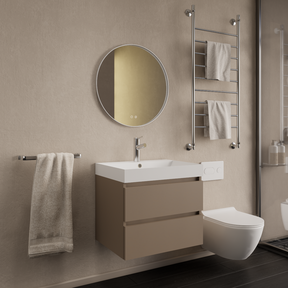 Wastafelmeubel Gliss Milan Latte Kasjmier 60cm met wastafel