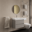 GLISS DESIGN Wastafelmeubel Gliss Milan Lei Grijs 60cm met wastafel