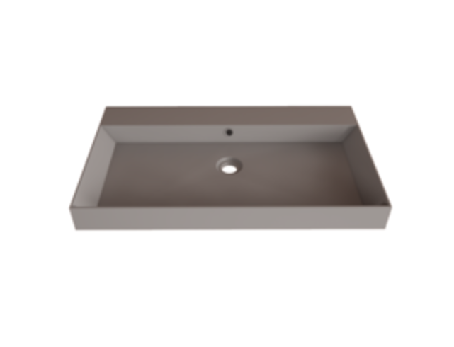 Wastafelmeubel Gliss Milan Kobalt Grijs 80cm met wastafel