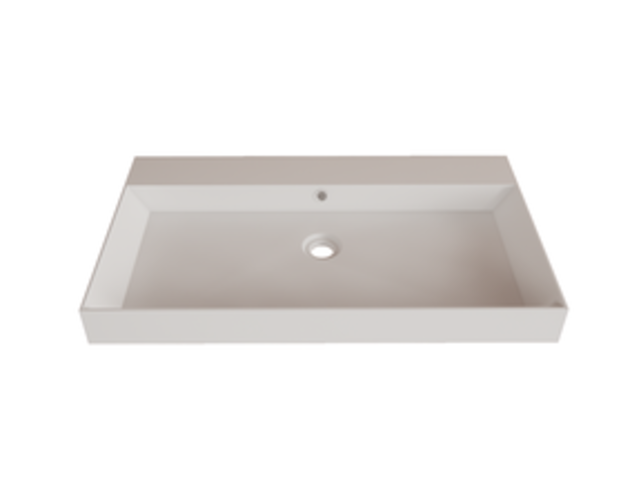 Wastafelmeubel Gliss Milan Kobalt Grijs 80cm met wastafel