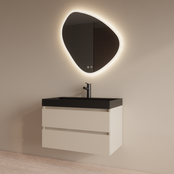 Wastafelmeubel Gliss Milan Jasmijn 80cm met wastafel