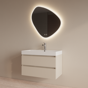 Wastafelmeubel Gliss Milan Jasmijn 80cm met wastafel