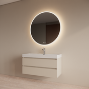 Wastafelmeubel Gliss Milan Jasmijn 100cm met wastafel