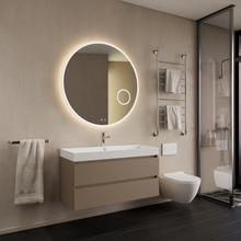 Wastafelmeubel Gliss Milan Latte Kasjmier 100cm met wastafel