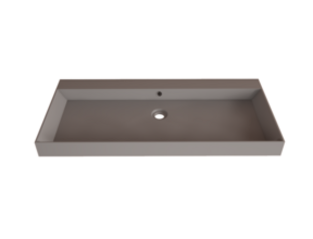 Wastafelmeubel Gliss Milan Kobalt Grijs 100cm met wastafel