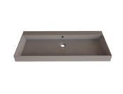 Wastafelmeubel Gliss Milan Lei Grijs 100cm met wastafel