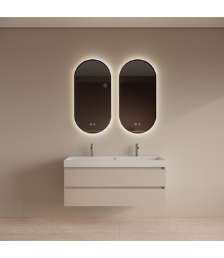 GLISS DESIGN Wastafelmeubel Gliss Milan Jasmijn 120cm met wastafel