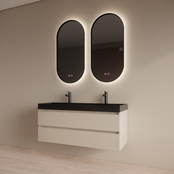 Wastafelmeubel Gliss Milan Jasmijn 120cm met wastafel