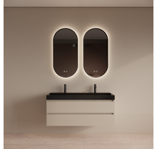 Wastafelmeubel Gliss Milan Jasmijn 140cm met wastafel