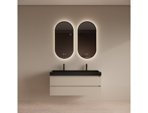 Wastafelmeubel Gliss Milan Jasmijn 140cm met wastafel
