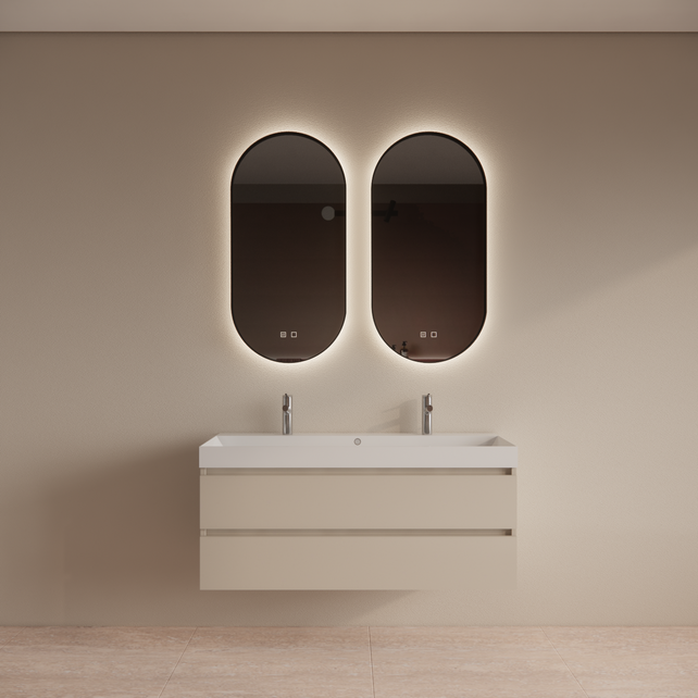 Wastafelmeubel Gliss Milan Jasmijn 140cm met wastafel