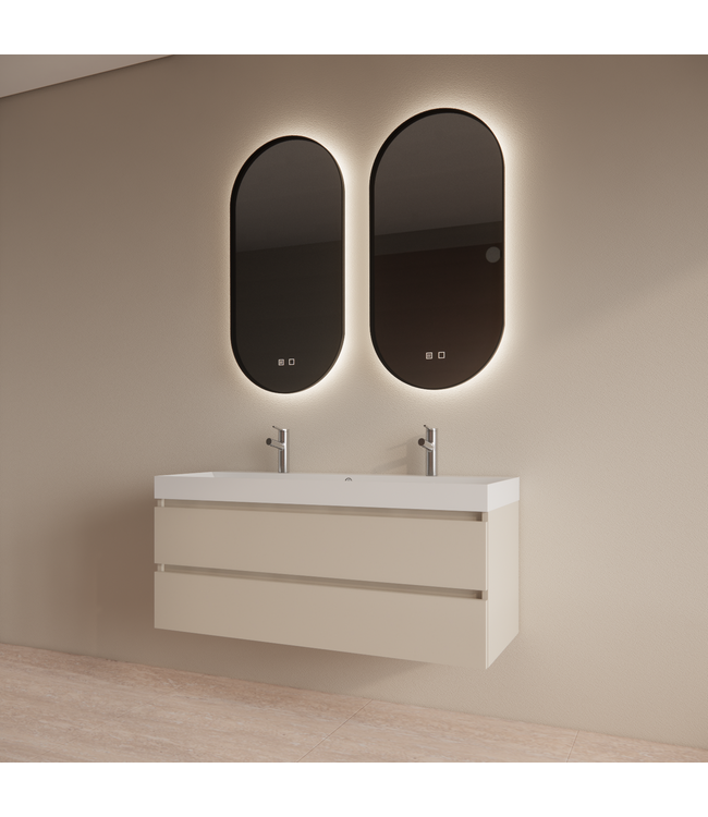 Wastafelmeubel Gliss Milan Jasmijn 140cm met wastafel