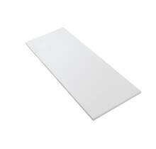 Topblad Wonda 120cm - Kunstmarmer wastafelblad zonder uitsparingen
