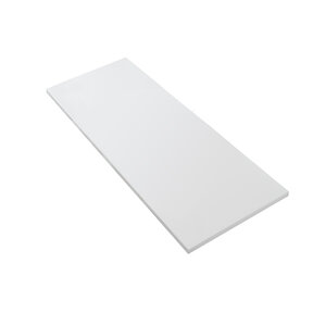 Topblad Wonda 120cm - Kunstmarmer wastafelblad zonder uitsparingen