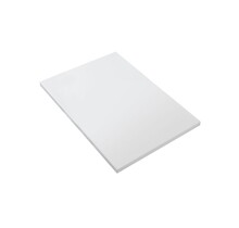 Topblad Wonda 80cm - Kunstmarmer wastafelblad zonder uitsparingen
