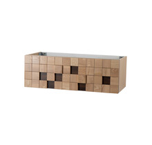 Wastafelonderkast Mimoza 120cm Licht Eiken Massief – 1 lade