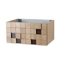 Wastafelonderkast Mimoza 80cm Licht Eiken Massief – 1 lade