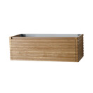 Wastafelonderkast Kamellia 120cm Licht Eiken Massief – 1 lade