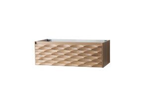 Wastafelonderkast Magnolia 120cm Licht Eiken Massief – 1 lade