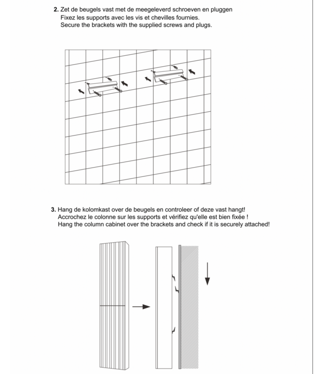 Badkamerkast Begonia Naturel Eiken 160x35x35 cm