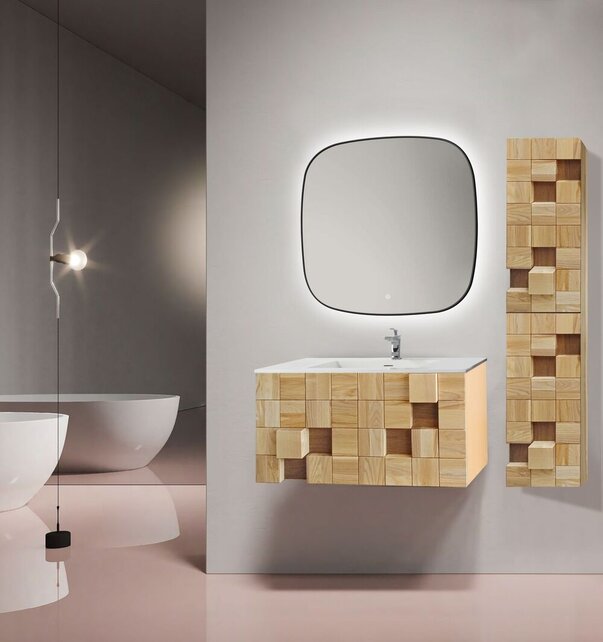 Badkamerkast Mimoza Licht Eiken 160x35x35 cm