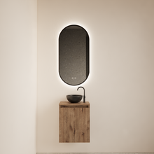 Toiletmeubel Gliss Echo Kasteel Eiken 40x50cm met toppaneel