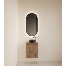 Toiletmeubel Gliss Echo Kasteel Eiken 40x50cm met toppaneel