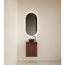 Toiletmeubel Gliss Echo Choco Eiken 40x50cm met toppaneel