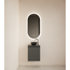 GLISS DESIGN Toiletmeubel Gliss Echo Graphite Grijs 40x50cm met toppaneel