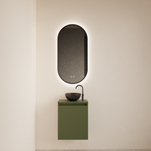 Toiletmeubel Gliss Echo Olijf Groen 40x50cm met toppaneel