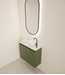 Toiletmeubel Gliss Echo Olijf Groen 60x50cm met toppaneel