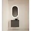 GLISS DESIGN Toiletmeubel Gliss Echo Graphite Grijs 60x50cm met toppaneel