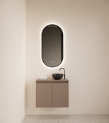 Toiletmeubel Gliss Echo Latte 60x50cm met toppaneel