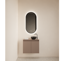 Toiletmeubel Gliss Echo Latte 60x50cm met toppaneel