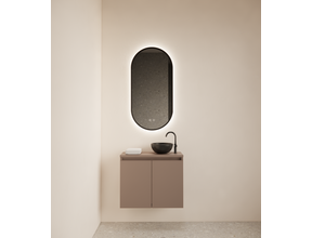 Toiletmeubel Gliss Echo Latte 60x50cm met toppaneel