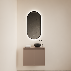 Toiletmeubel Gliss Echo Latte 60x50cm met toppaneel